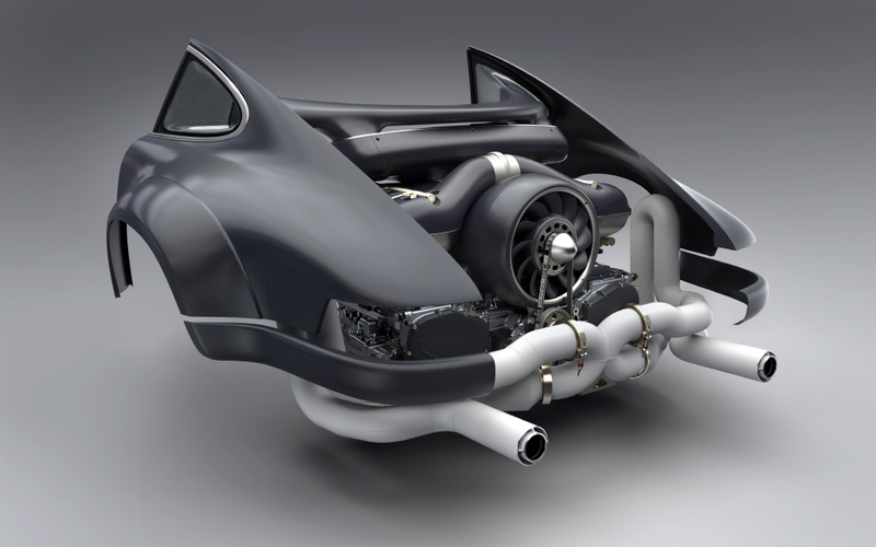 Illustration for article titled Singer Teams Up With Williams For Bonkers Air-Cooled 500 HP Engines
